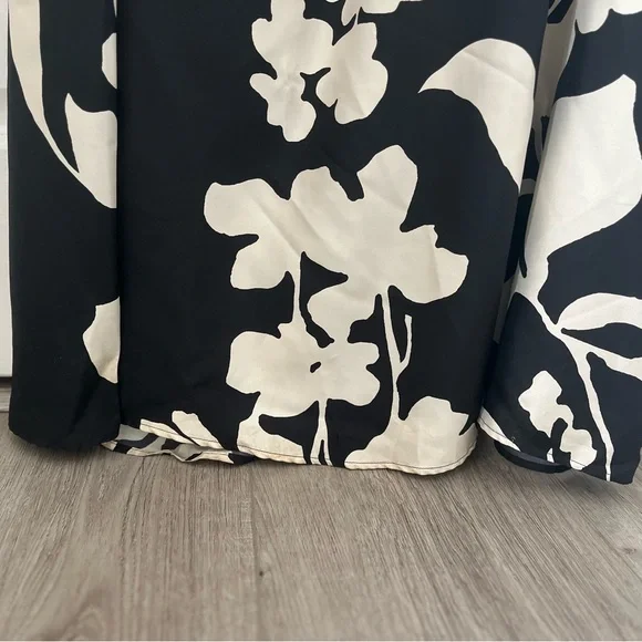 La Double J Roy Dress | Winter Jasmine in Twill Silk (Small) - Picture 6 of 7